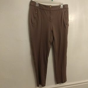 Alfani petite 12 leggings in taupe